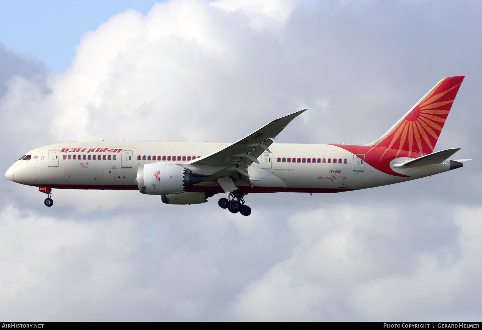 Aircraft Photo of VT-ANR | Boeing 787-8 Dreamliner | Air India | AirHistory.net #603612