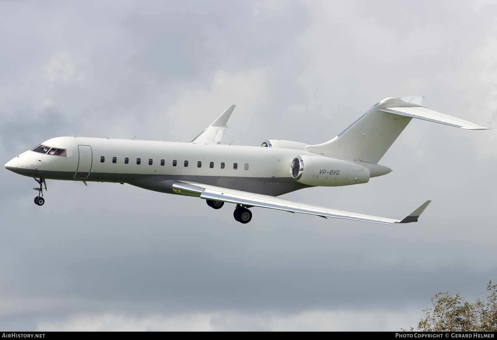Aircraft Photo of VP-BVG | Bombardier Global Express XRS (BD-700-1A10) | AirHistory.net #603618