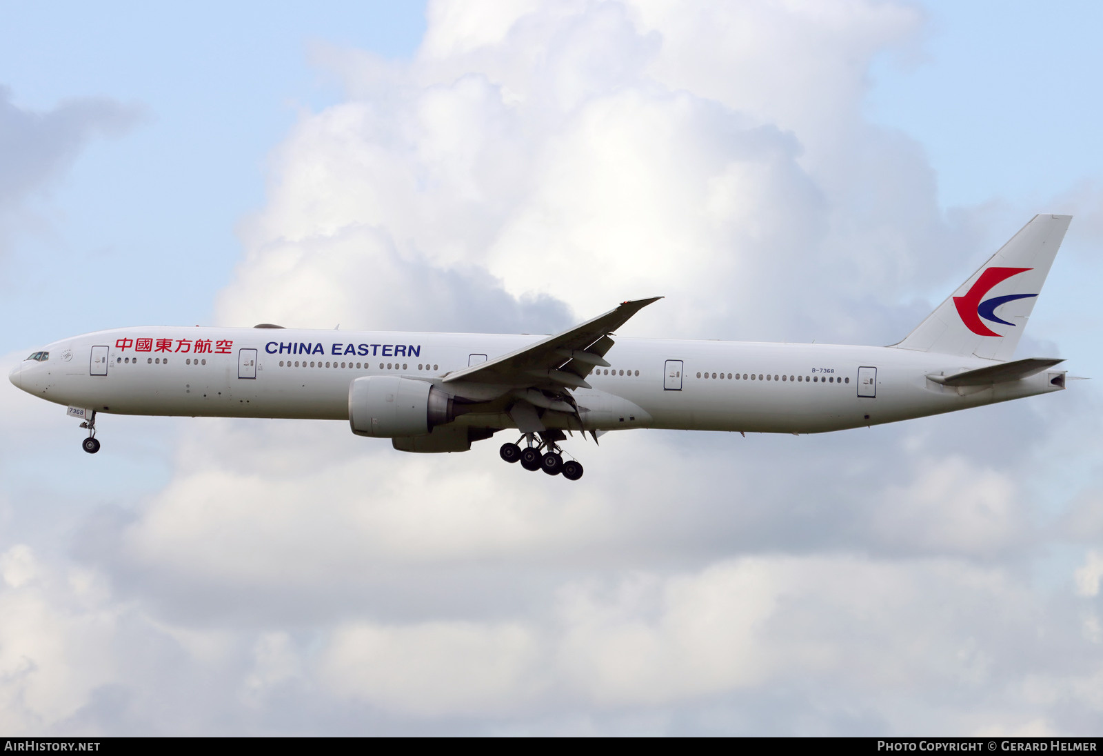 Aircraft Photo of B-7368 | Boeing 777-39P/ER | China Eastern Airlines | AirHistory.net #603636