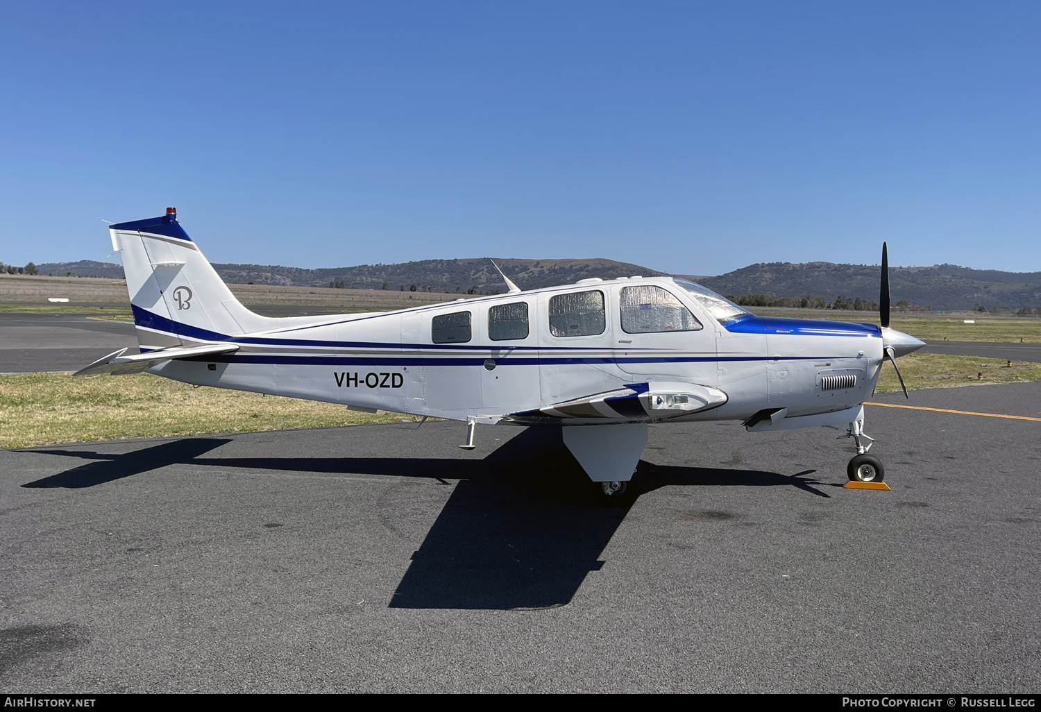 Aircraft Photo of VH-OZD | Hawker Beechcraft G36 Bonanza | AirHistory.net #603648