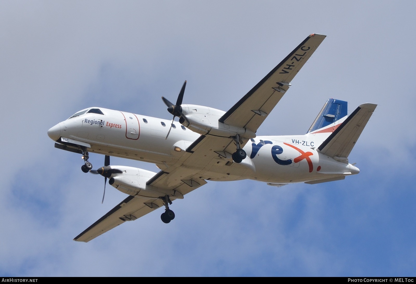 Aircraft Photo of VH-ZLC | Saab 340B | REX - Regional Express | AirHistory.net #603662