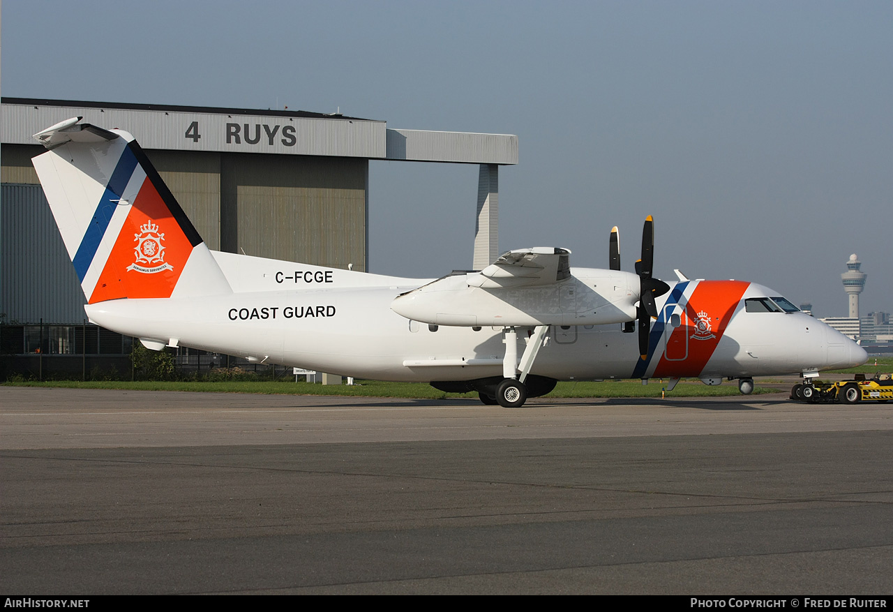 Aircraft Photo of C-FCGE | De Havilland Canada DHC-8-102MPA Dash 8 | Kustwacht - Netherlands Coastguard | AirHistory.net #603686