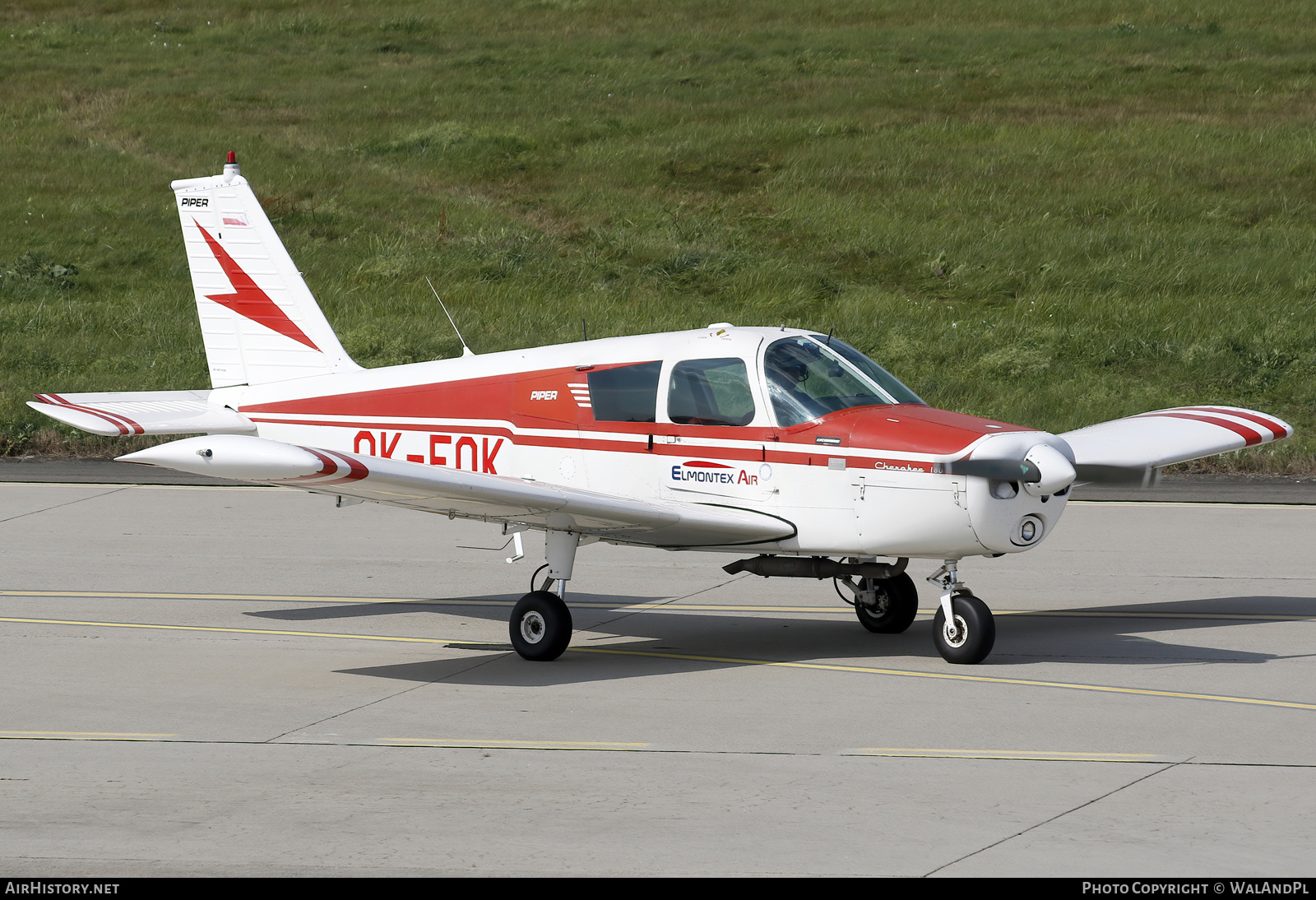 Aircraft Photo of OK-EOK | Piper PA-28-180 Cherokee B | Elmontex Air | AirHistory.net #603689
