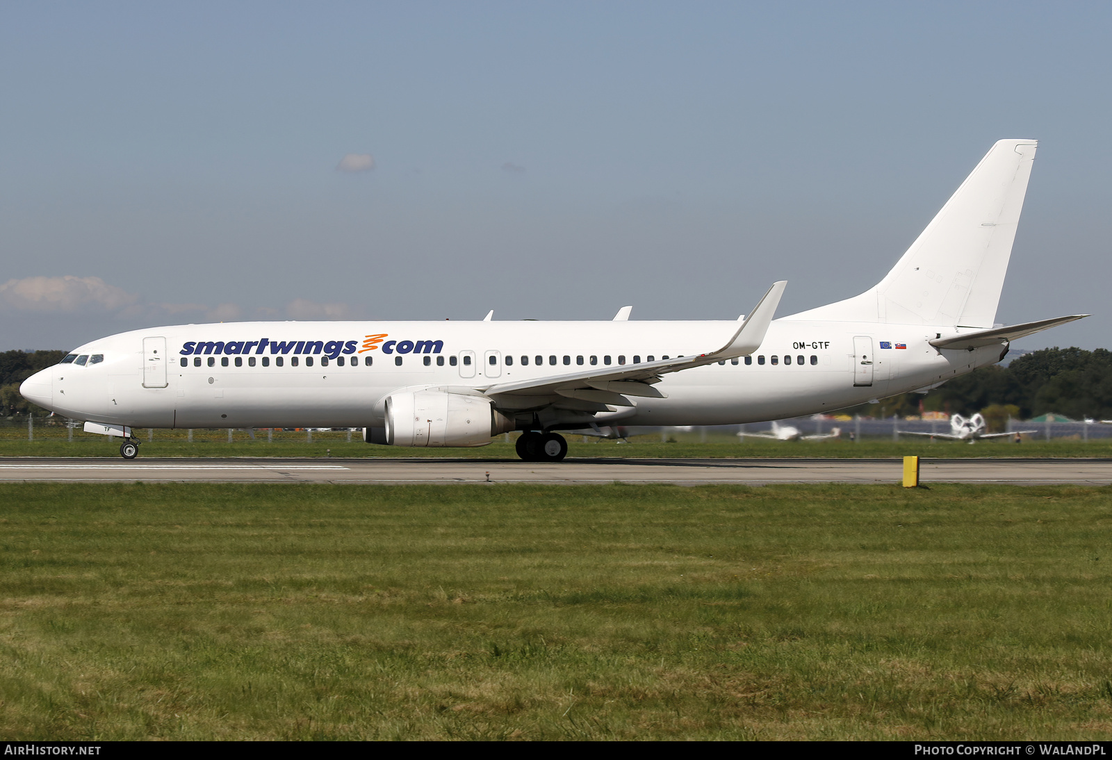 Aircraft Photo of OM-GTF | Boeing 737-86J | Smartwings | AirHistory.net #603697