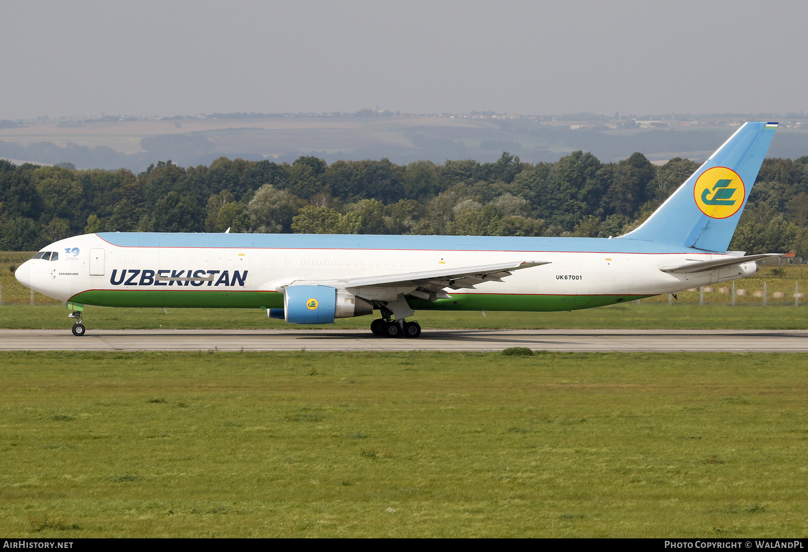 Aircraft Photo of UK67001 | Boeing 767-33P/ER(BCF) | Uzbekistan Airways | AirHistory.net #603706