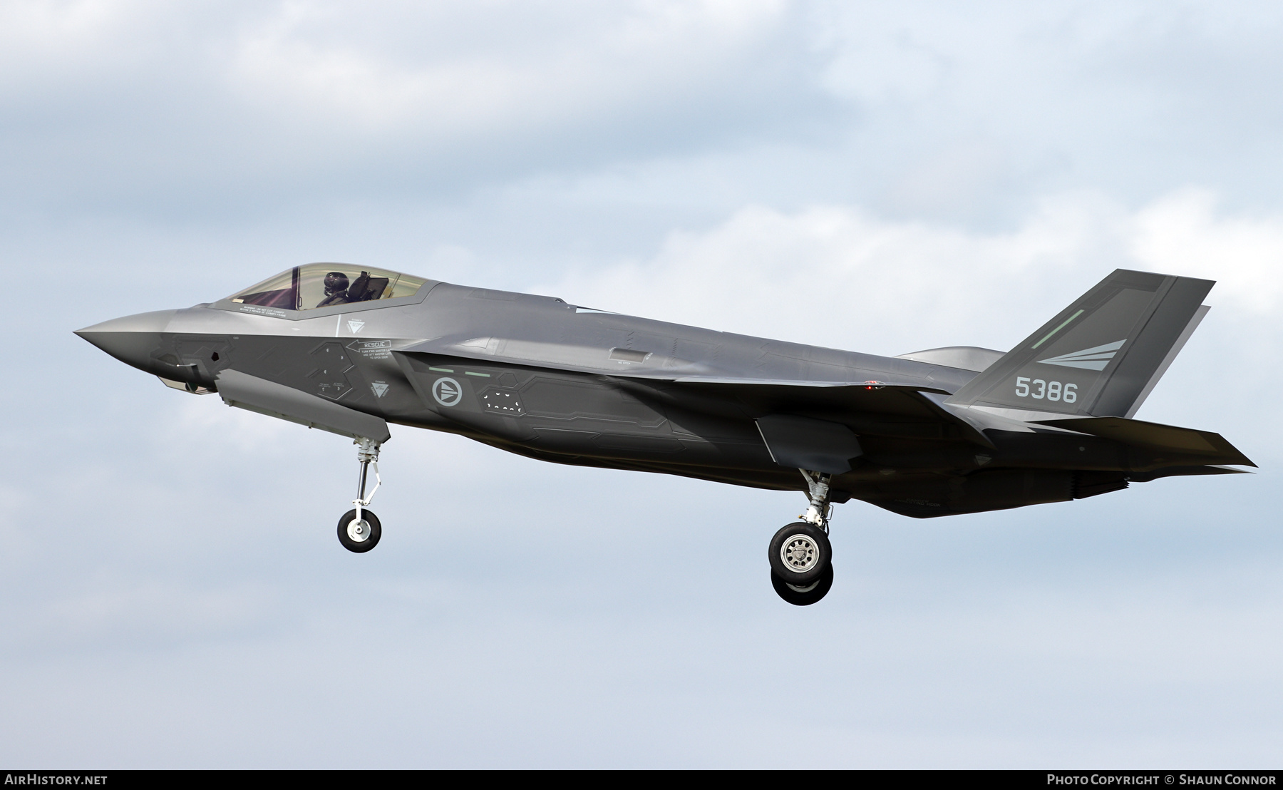Aircraft Photo of 5386 | Lockheed Martin F-35A Lightning II | Norway - Air Force | AirHistory.net #603710