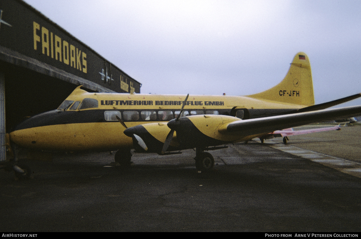 Aircraft Photo of CF-JFH | De Havilland D.H. 114 Heron 2E | Luftmerkur Bedarfsflug | AirHistory.net #603716