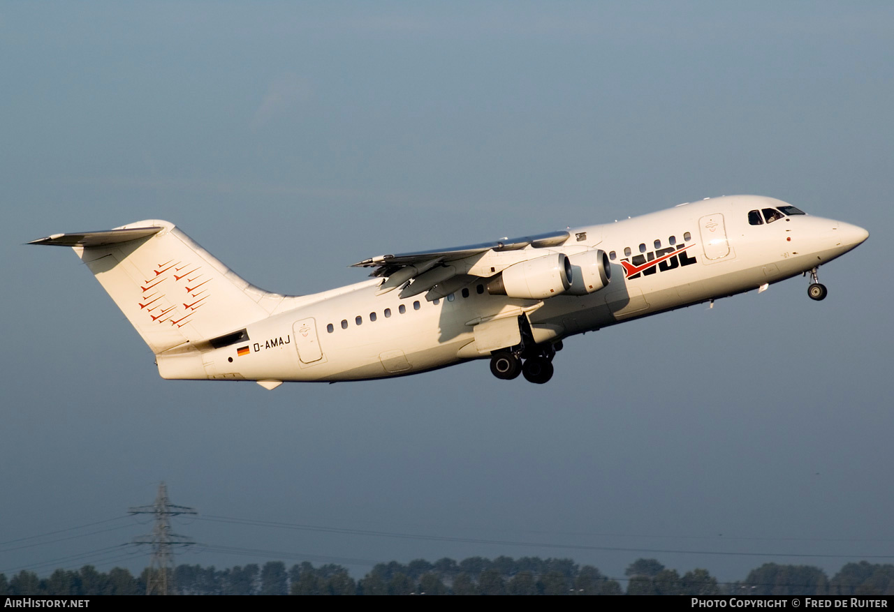 Aircraft Photo of D-AMAJ | British Aerospace BAe-146-200A | WDL Aviation | AirHistory.net #603724