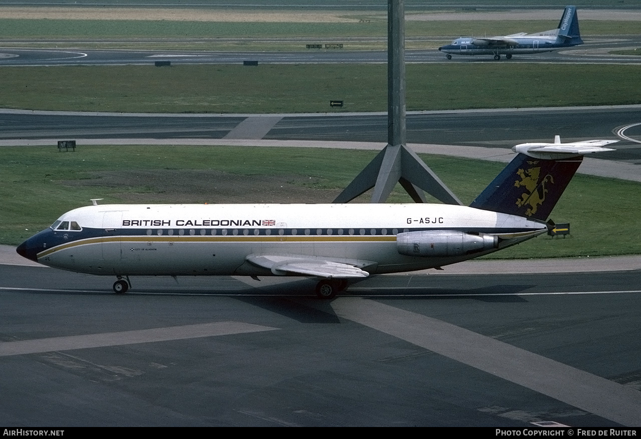 Aircraft Photo of G-ASJC | BAC 111-201AC One-Eleven | British Caledonian Airways | AirHistory.net #603725