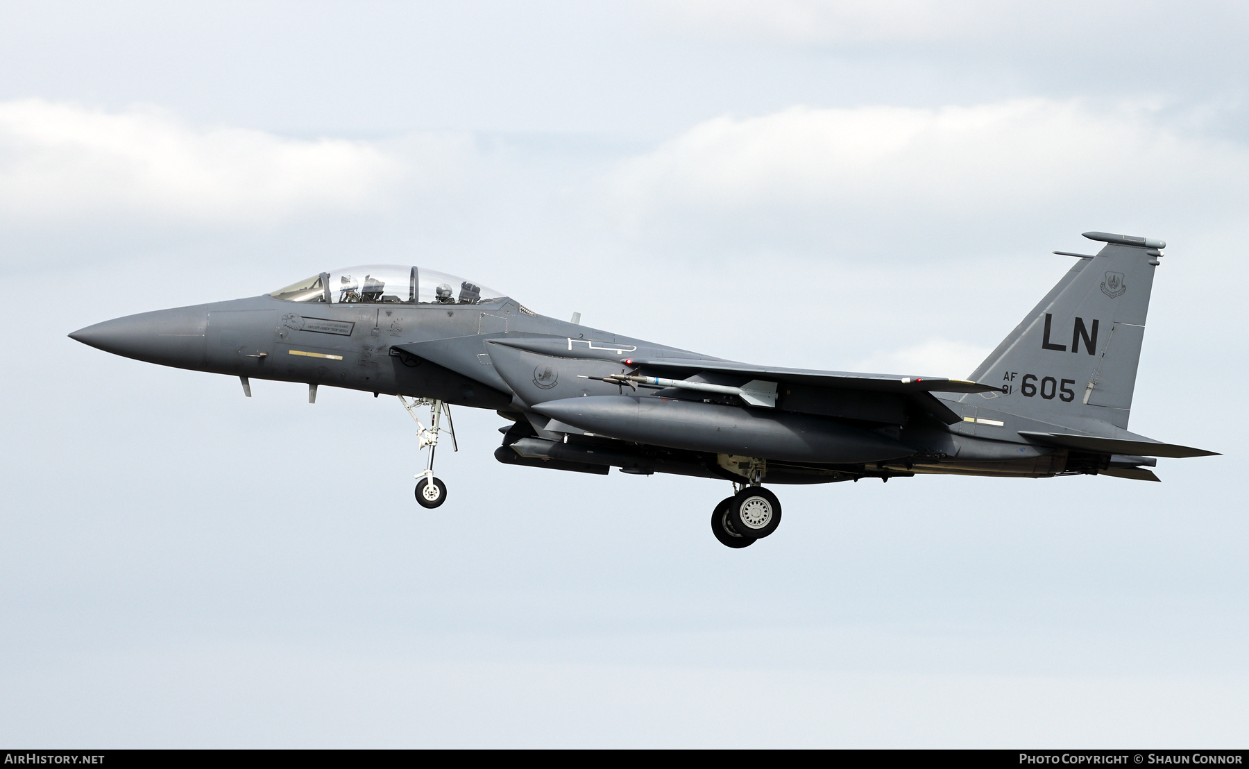 Aircraft Photo of 91-0605 / AF91-605 | McDonnell Douglas F-15E Strike Eagle | USA - Air Force | AirHistory.net #603733
