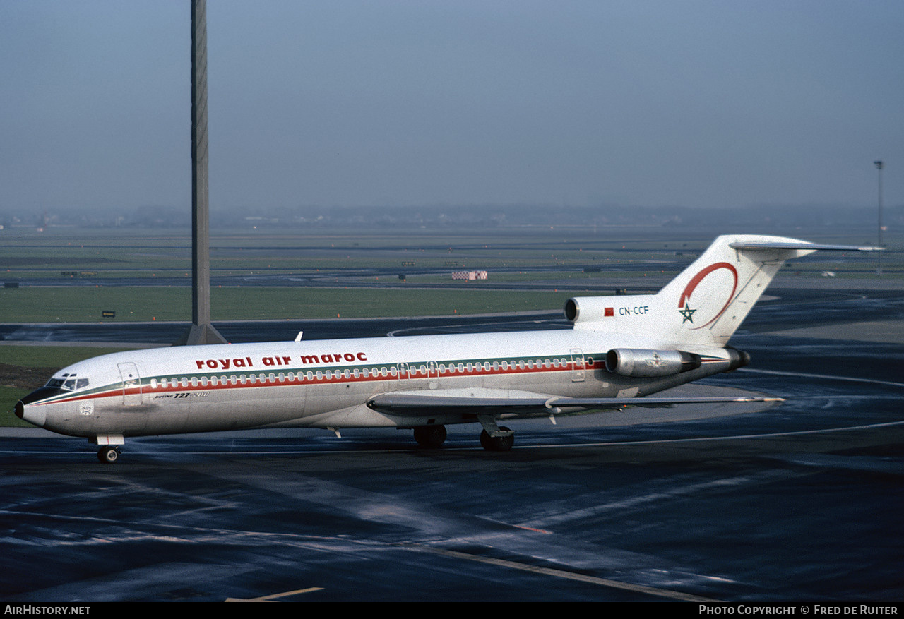 Aircraft Photo of CN-CCF | Boeing 727-2B6 | Royal Air Maroc - RAM | AirHistory.net #603736