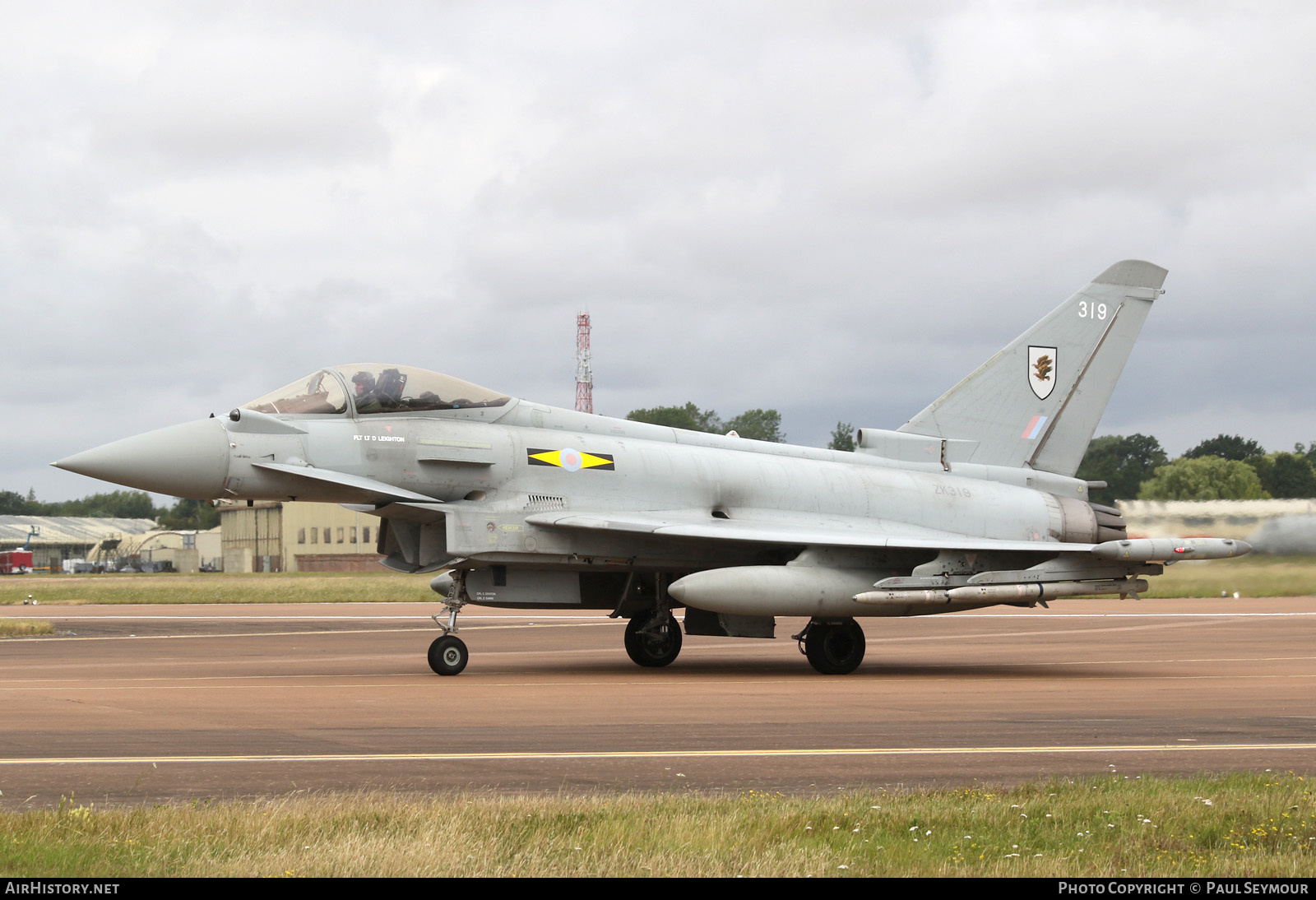 Aircraft Photo of ZK319 | Eurofighter EF-2000 Typhoon FGR4 | UK - Air Force | AirHistory.net #603754