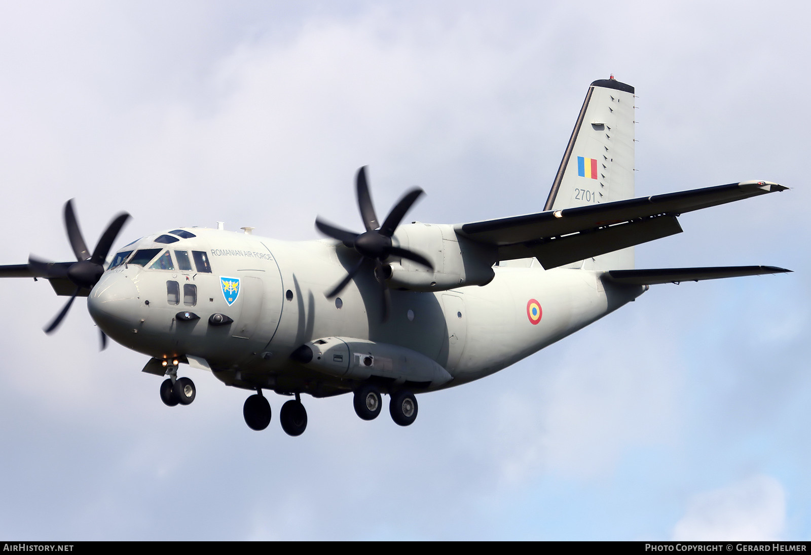 Aircraft Photo of 2701 | Alenia C-27J Spartan | Romania - Air Force | AirHistory.net #603765