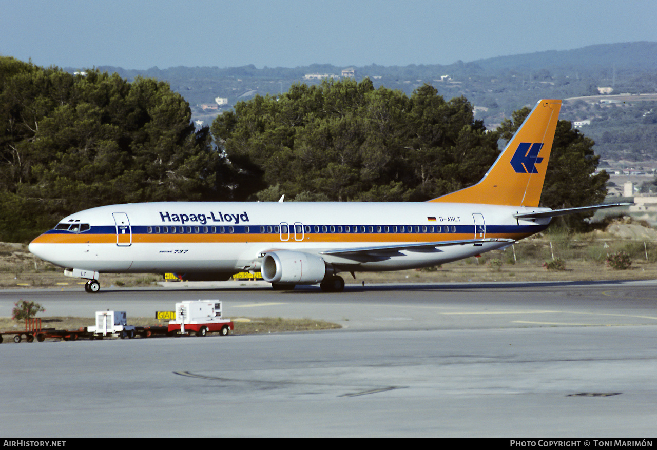 Aircraft Photo of D-AHLT | Boeing 737-4K5 | Hapag-Lloyd | AirHistory.net #603775