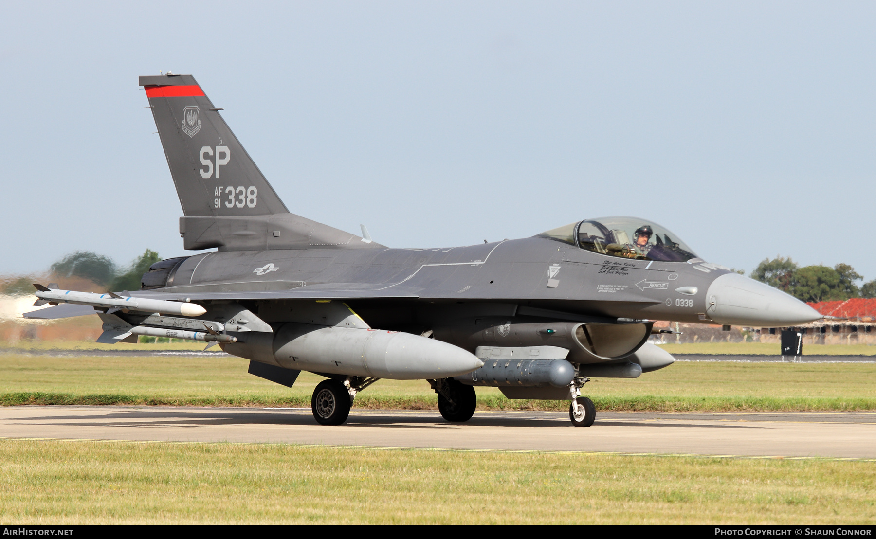 Aircraft Photo of 91-0338 / AF91-338 | General Dynamics F-16CJ Fighting Falcon | USA - Air Force | AirHistory.net #603797