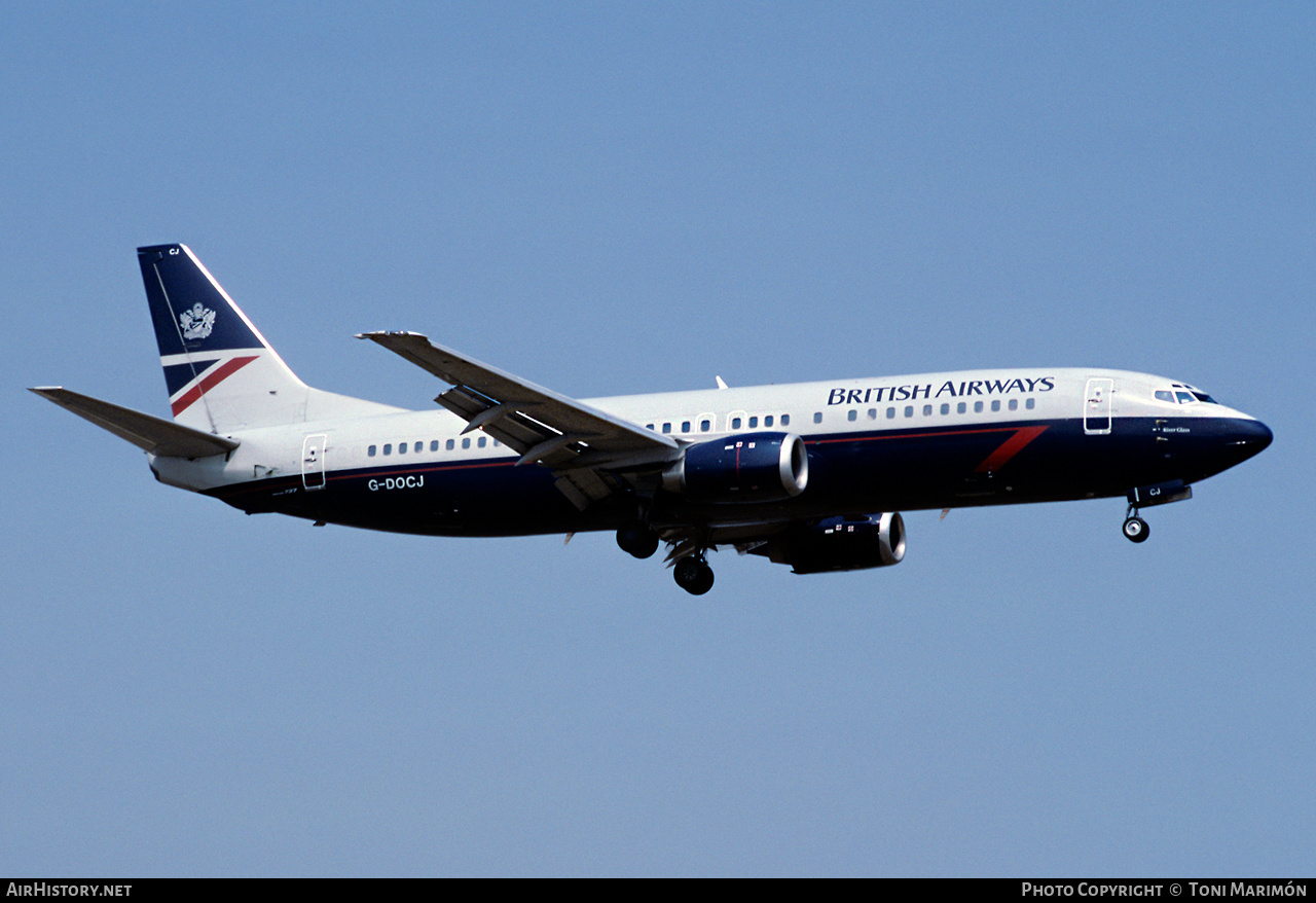 Aircraft Photo of G-DOCJ | Boeing 737-436 | British Airways | AirHistory.net #603801
