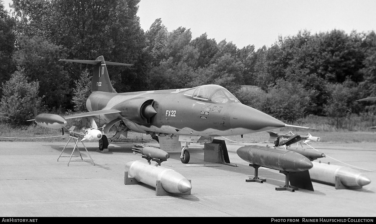 Aircraft Photo of FX32 | Lockheed F-104G Starfighter | Belgium - Air Force | AirHistory.net #603803