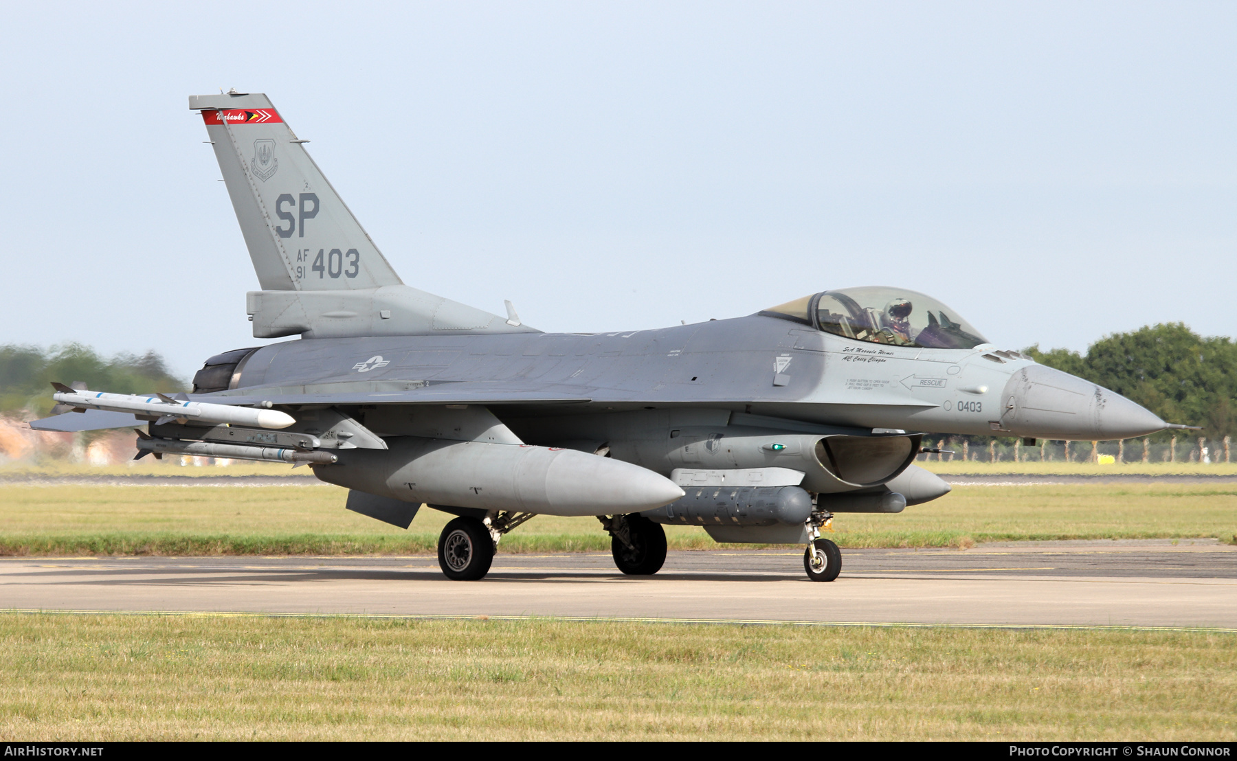 Aircraft Photo of 91-0403 / AF91-403 | Lockheed F-16CM Fighting Falcon | USA - Air Force | AirHistory.net #603815