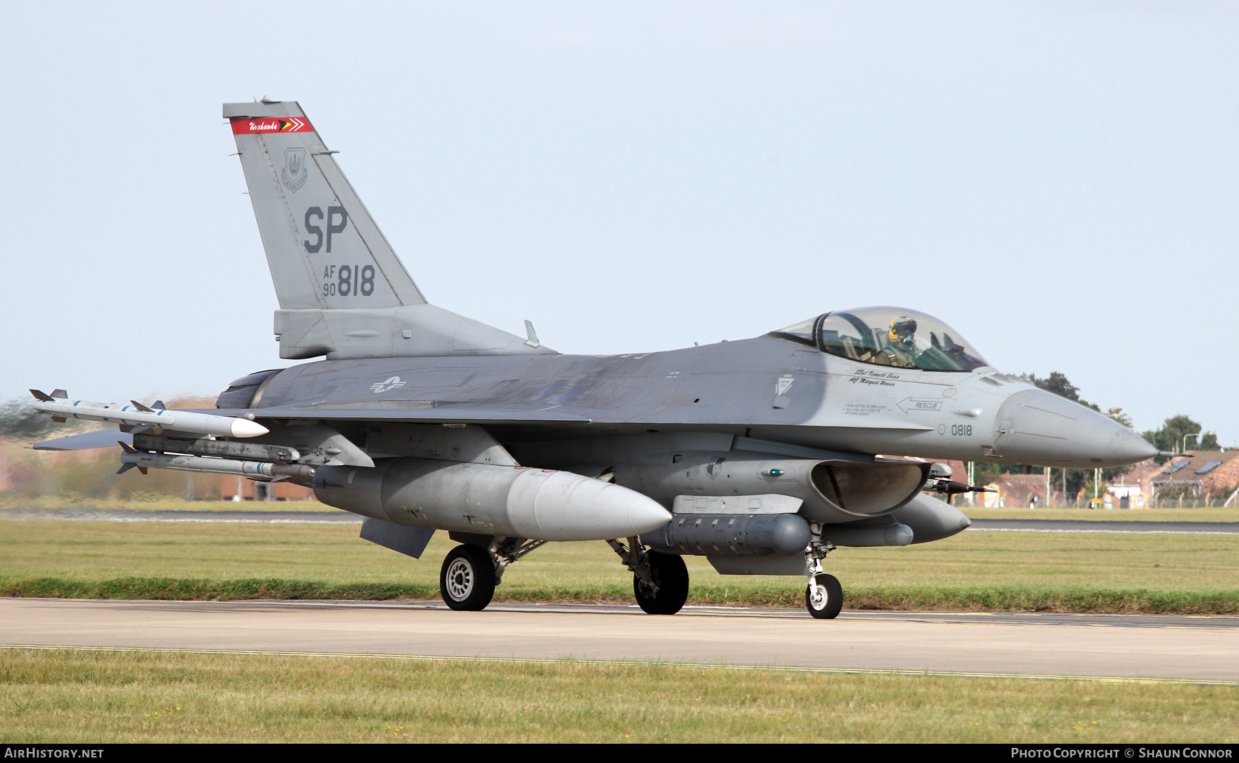 Aircraft Photo of 90-0818 / AF90-818 | General Dynamics F-16CM Fighting Falcon | USA - Air Force | AirHistory.net #603821