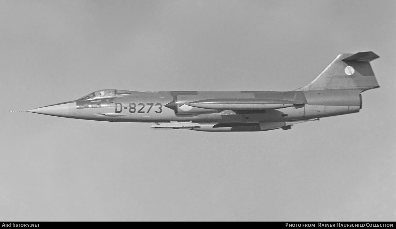 Aircraft Photo of D-8273 | Lockheed RF-104G Starfighter | Netherlands - Air Force | AirHistory.net #603822