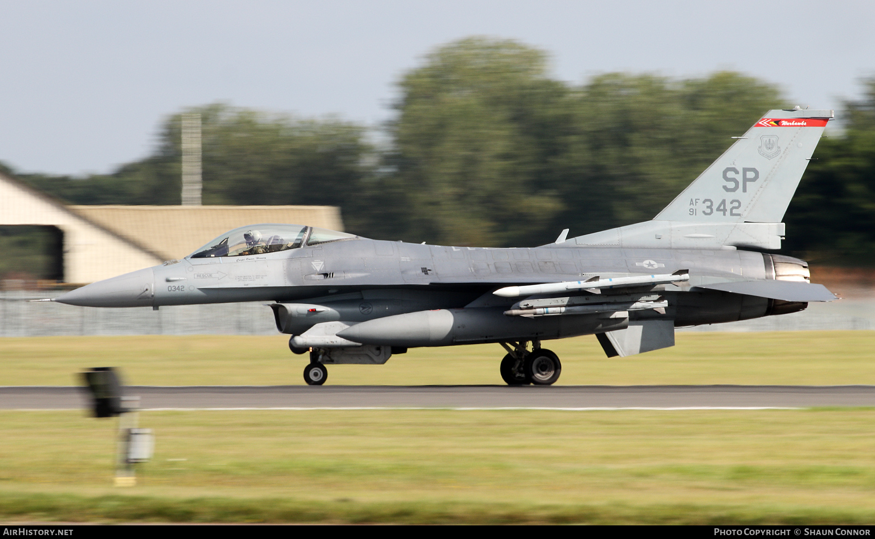 Aircraft Photo of 91-0342 / AF91-342 | General Dynamics F-16CM Fighting Falcon | USA - Air Force | AirHistory.net #603831