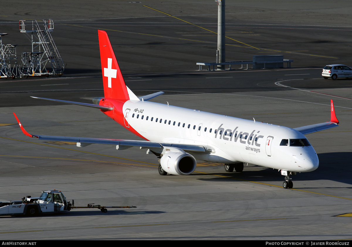 Aircraft Photo of HB-JVQ | Embraer 190AR (ERJ-190-100IGW) | Helvetic Airways | AirHistory.net #603836