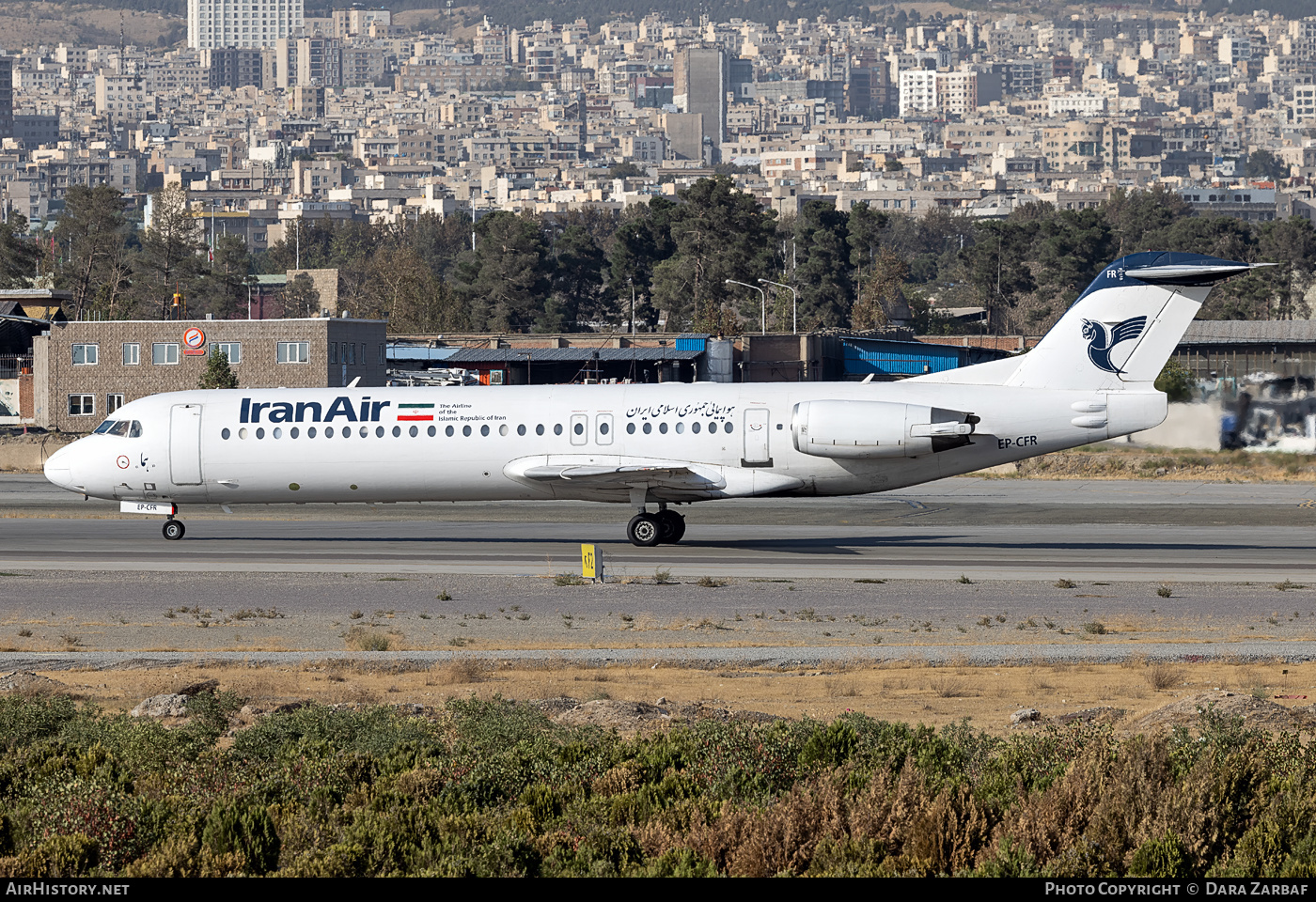 Aircraft Photo of EP-CFR | Fokker 100 (F28-0100) | Iran Air | AirHistory.net #603842