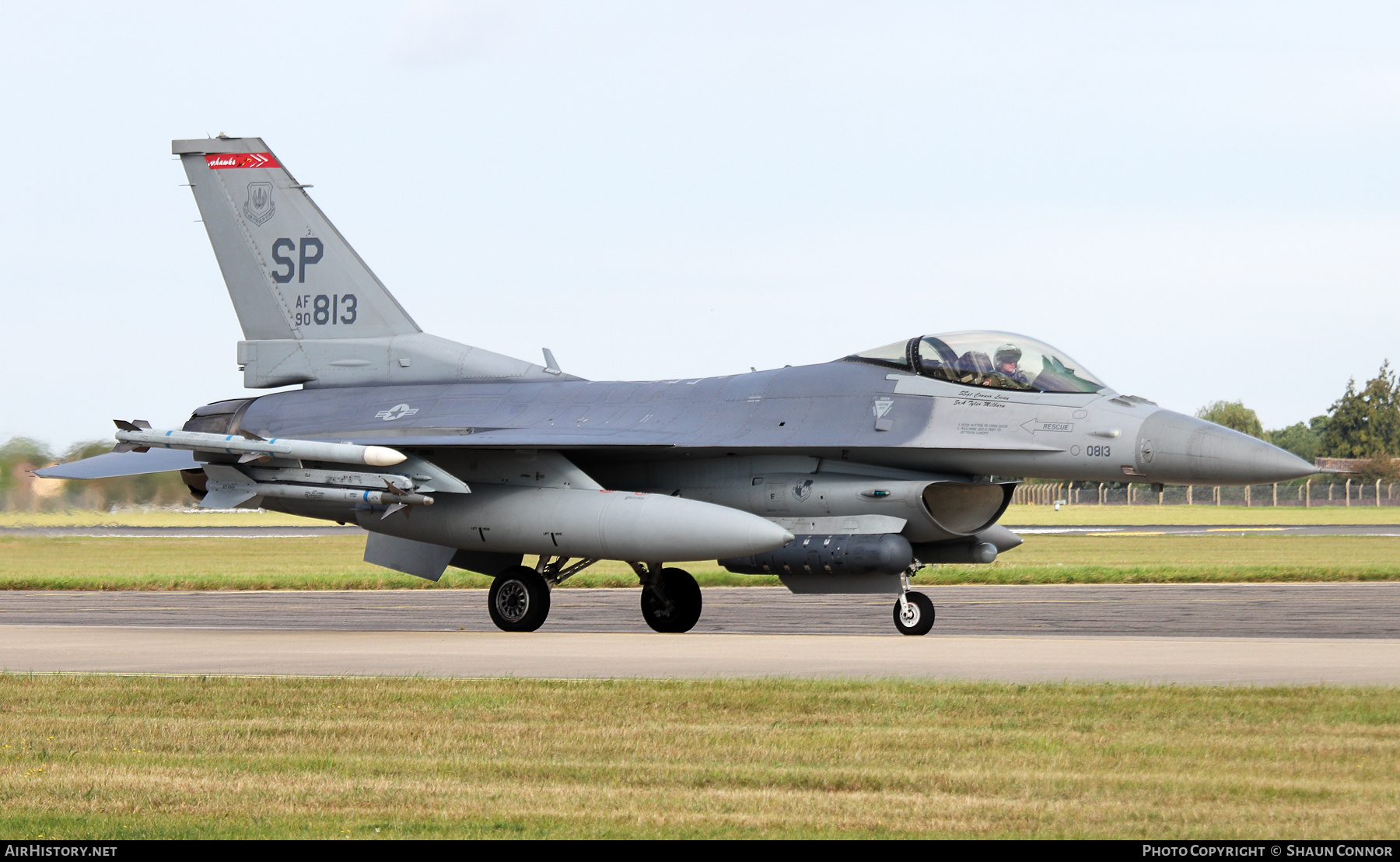 Aircraft Photo of 90-0813 / AF90-813 | Lockheed F-16CM Fighting Falcon | USA - Air Force | AirHistory.net #603849