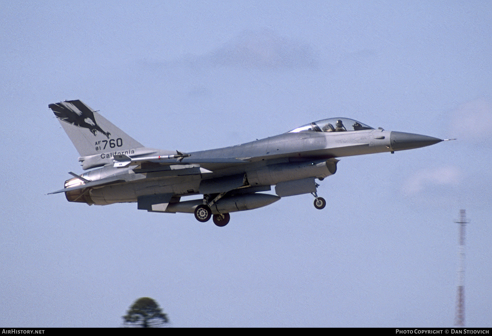 Aircraft Photo of 81-0760 / AF81-760 | General Dynamics F-16A/ADF Fighting Falcon | USA - Air Force | AirHistory.net #603857
