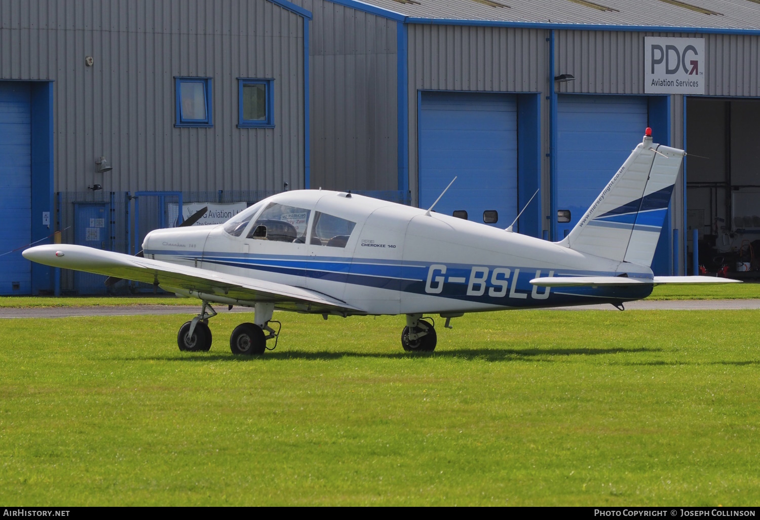 Aircraft Photo of G-BSLU | Piper PA-28-140 Cherokee | AirHistory.net #603859