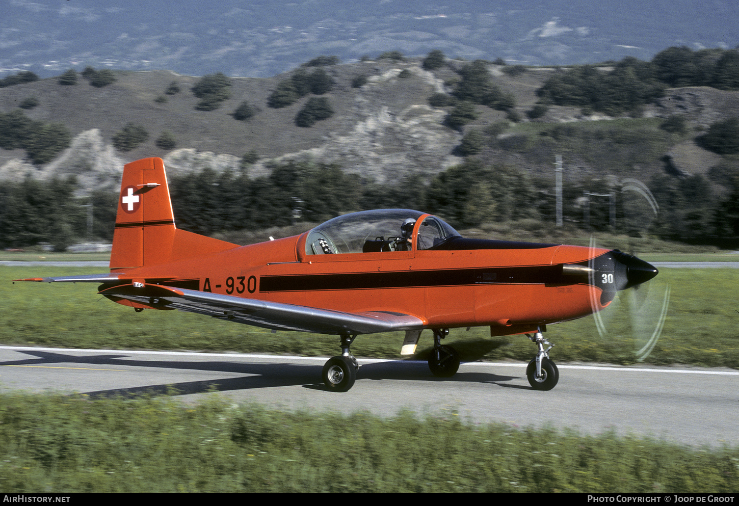 Aircraft Photo of A-930 | Pilatus PC-7 | Switzerland - Air Force | AirHistory.net #603878