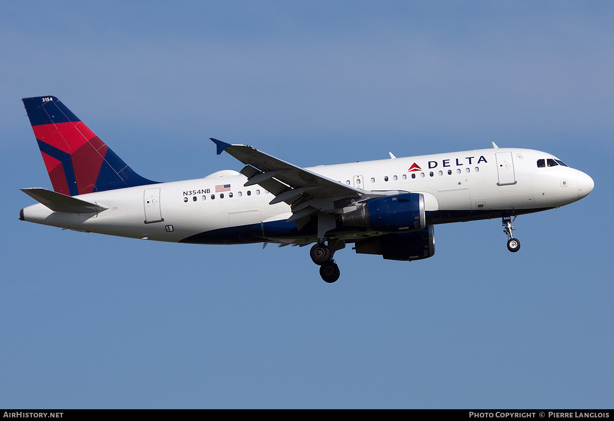 Aircraft Photo of N354NB | Airbus A319-114 | Delta Air Lines | AirHistory.net #603896