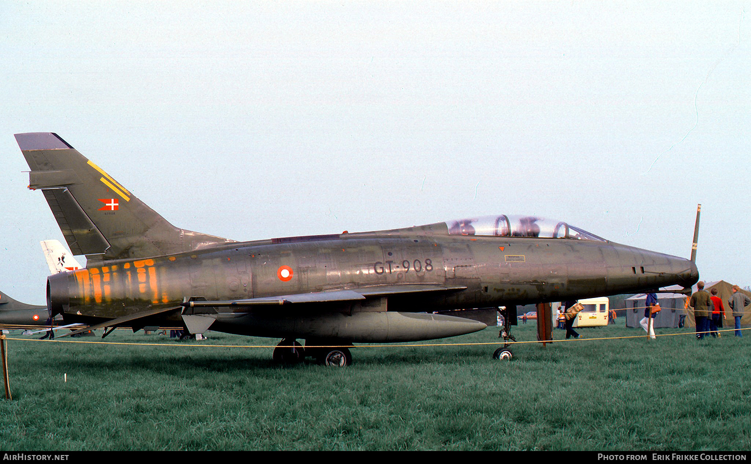 Aircraft Photo of GT-908 | North American TF-100F Super Sabre | Denmark - Air Force | AirHistory.net #603938