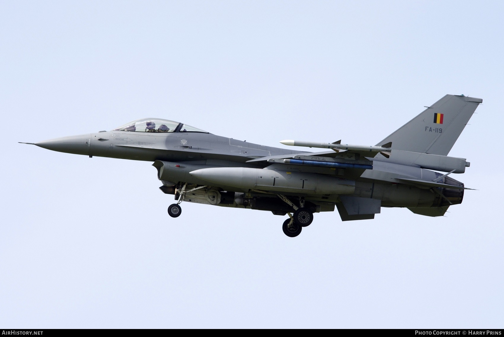 Aircraft Photo of FA119 | General Dynamics F-16AM Fighting Falcon | Belgium - Air Force | AirHistory.net #603949