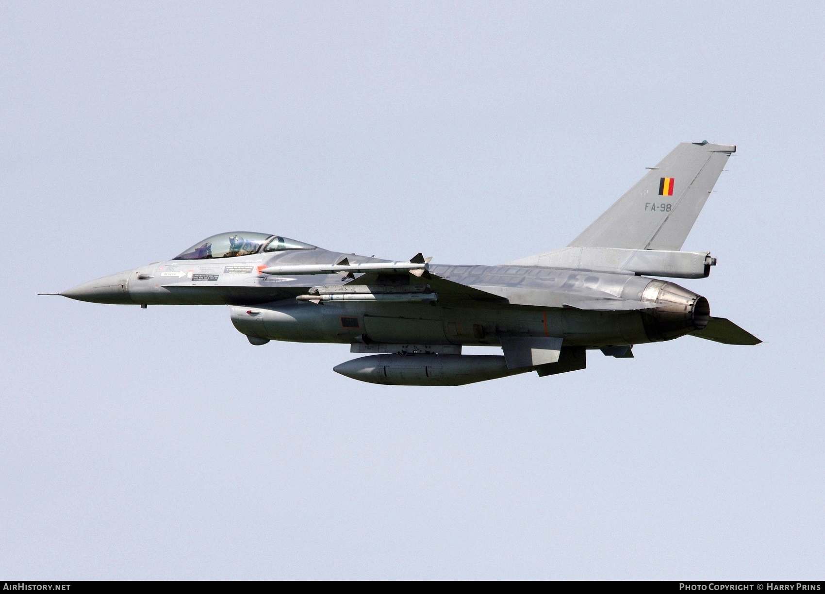 Aircraft Photo of FA98 | General Dynamics F-16AM Fighting Falcon | Belgium - Air Force | AirHistory.net #603972