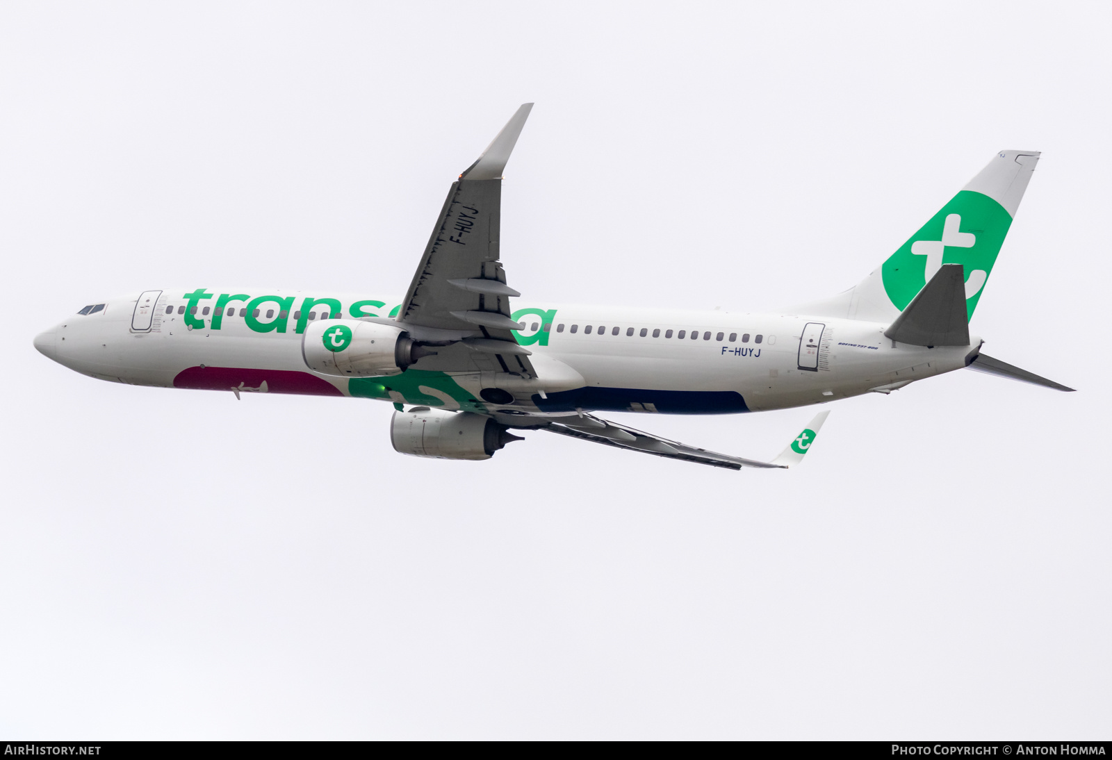 Aircraft Photo of F-HUYJ | Boeing 737-86N | Transavia | AirHistory.net #603983