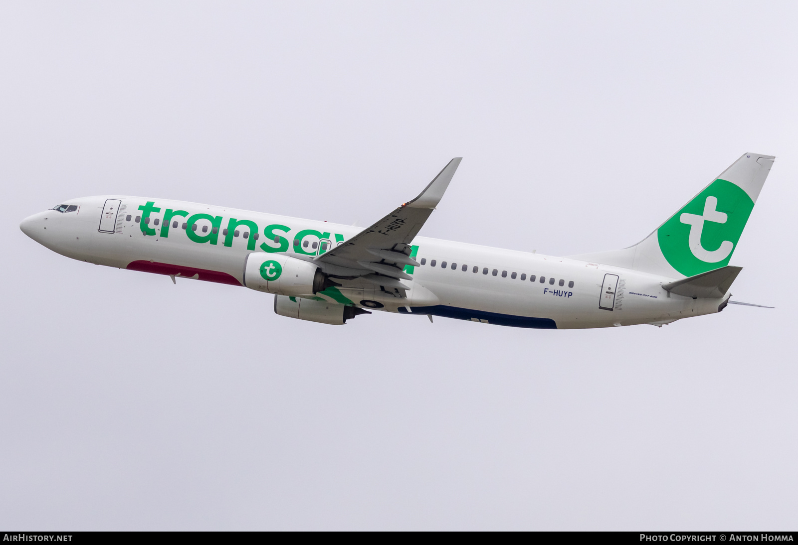 Aircraft Photo of F-HUYP | Boeing 737-8GP | Transavia | AirHistory.net #603992