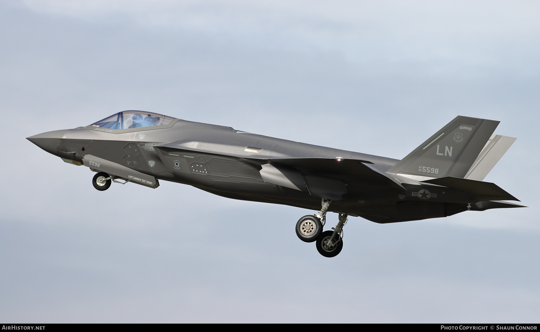 Aircraft Photo of 20-5598 / AF20-5598 | Lockheed Martin F-35A Lightning II | USA - Air Force | AirHistory.net #604006