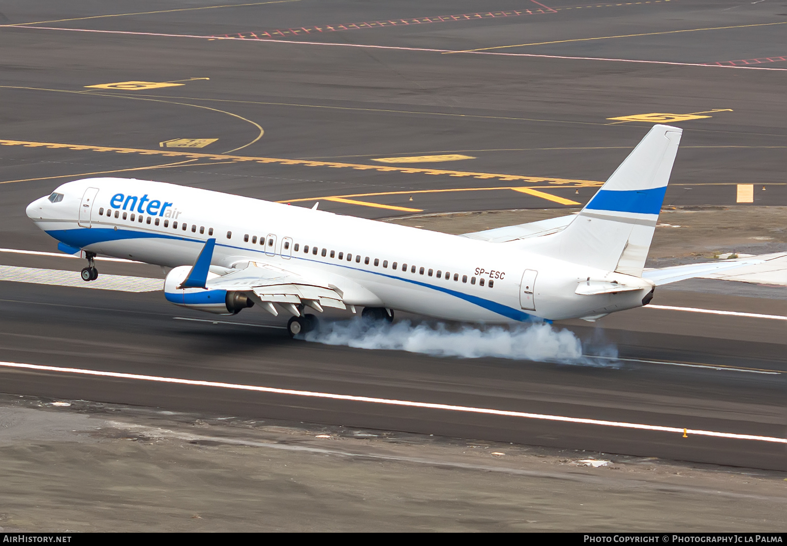 Aircraft Photo of SP-ESC | Boeing 737-8AS | Enter Air | AirHistory.net #604050