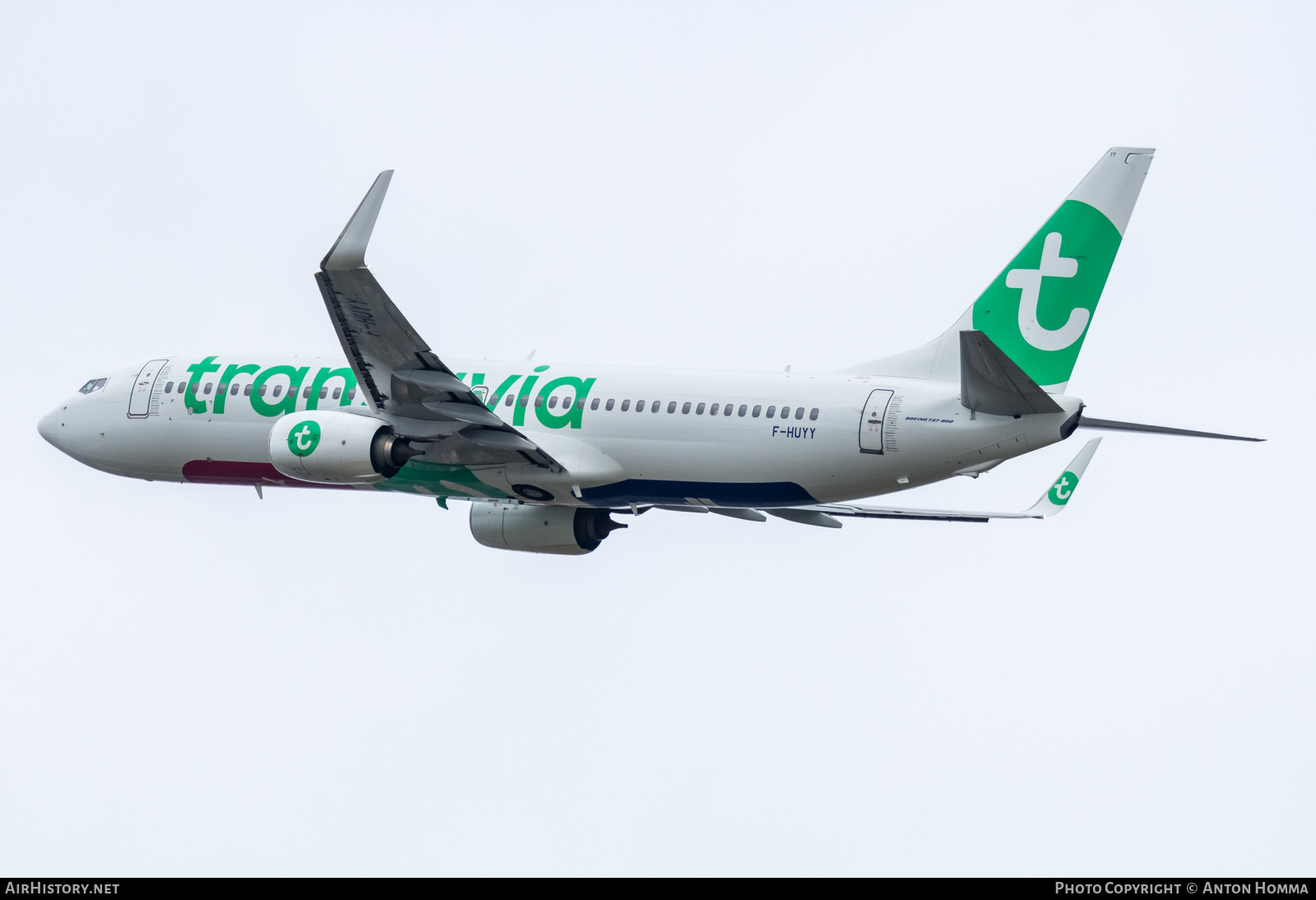 Aircraft Photo of F-HUYY | Boeing 737-8GP | Transavia | AirHistory.net #604055