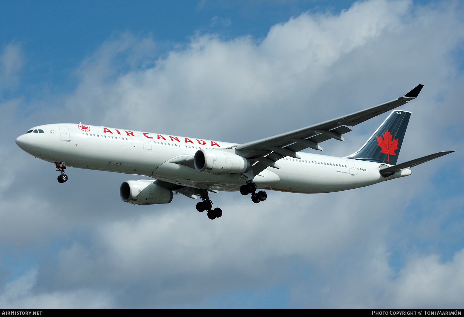 Aircraft Photo of C-GHLM | Airbus A330-343 | Air Canada | AirHistory.net #604078