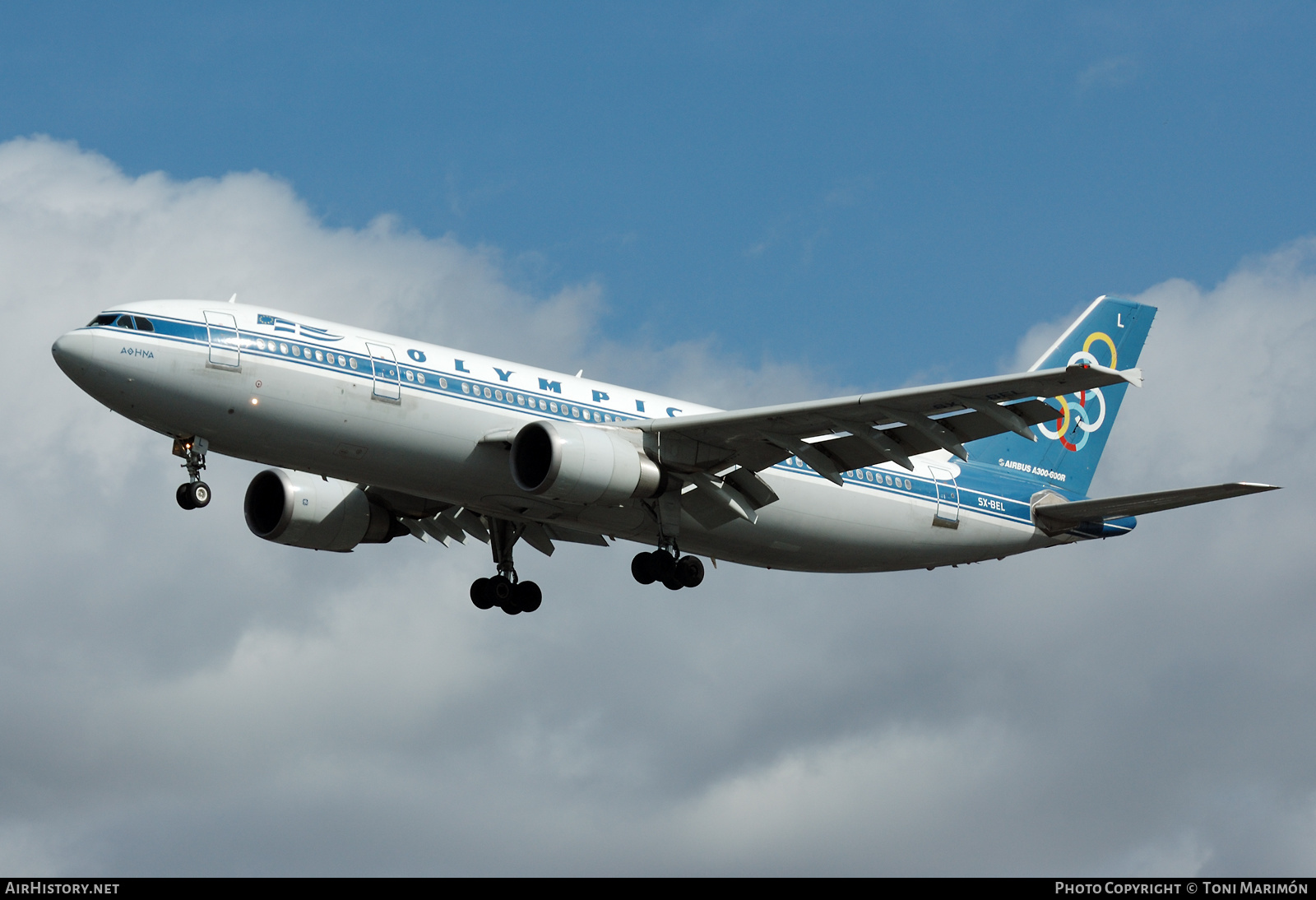 Aircraft Photo of SX-BEL | Airbus A300B4-605R | Olympic | AirHistory.net #604081