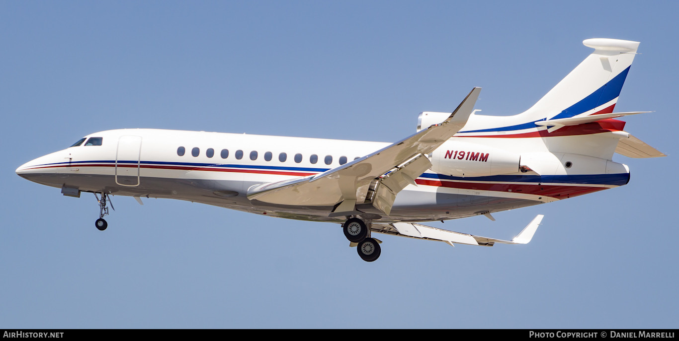 Aircraft Photo of N191MM | Dassault Falcon 7X | AirHistory.net #604152