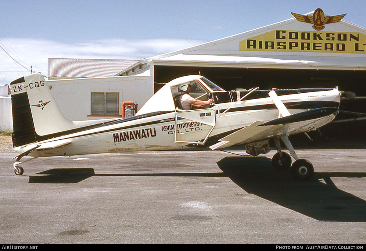 Aircraft Photo of ZK-CQG | Cessna A188 AgWagon 300 | Manawatu Aerial Topdressing | AirHistory.net #604201