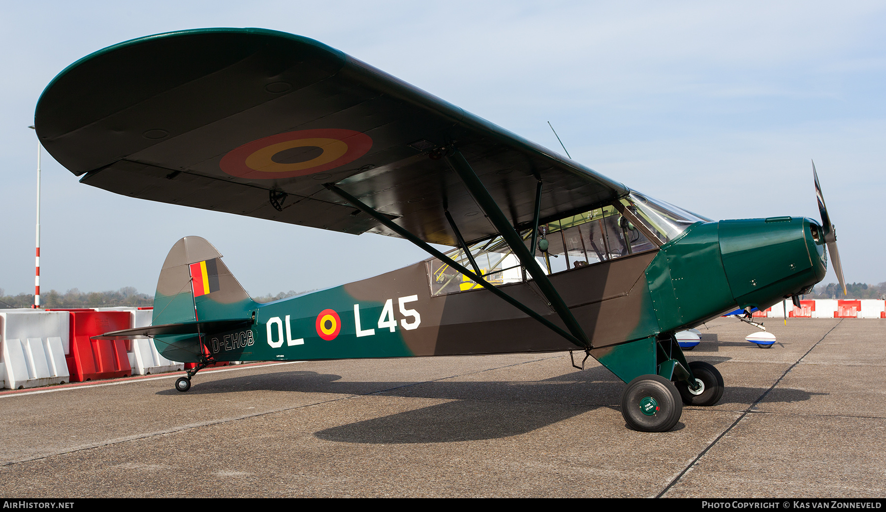 Aircraft Photo of D-EHCB / OL-L45 | Piper L-18C Super Cub | Belgium - Army | AirHistory.net #604212