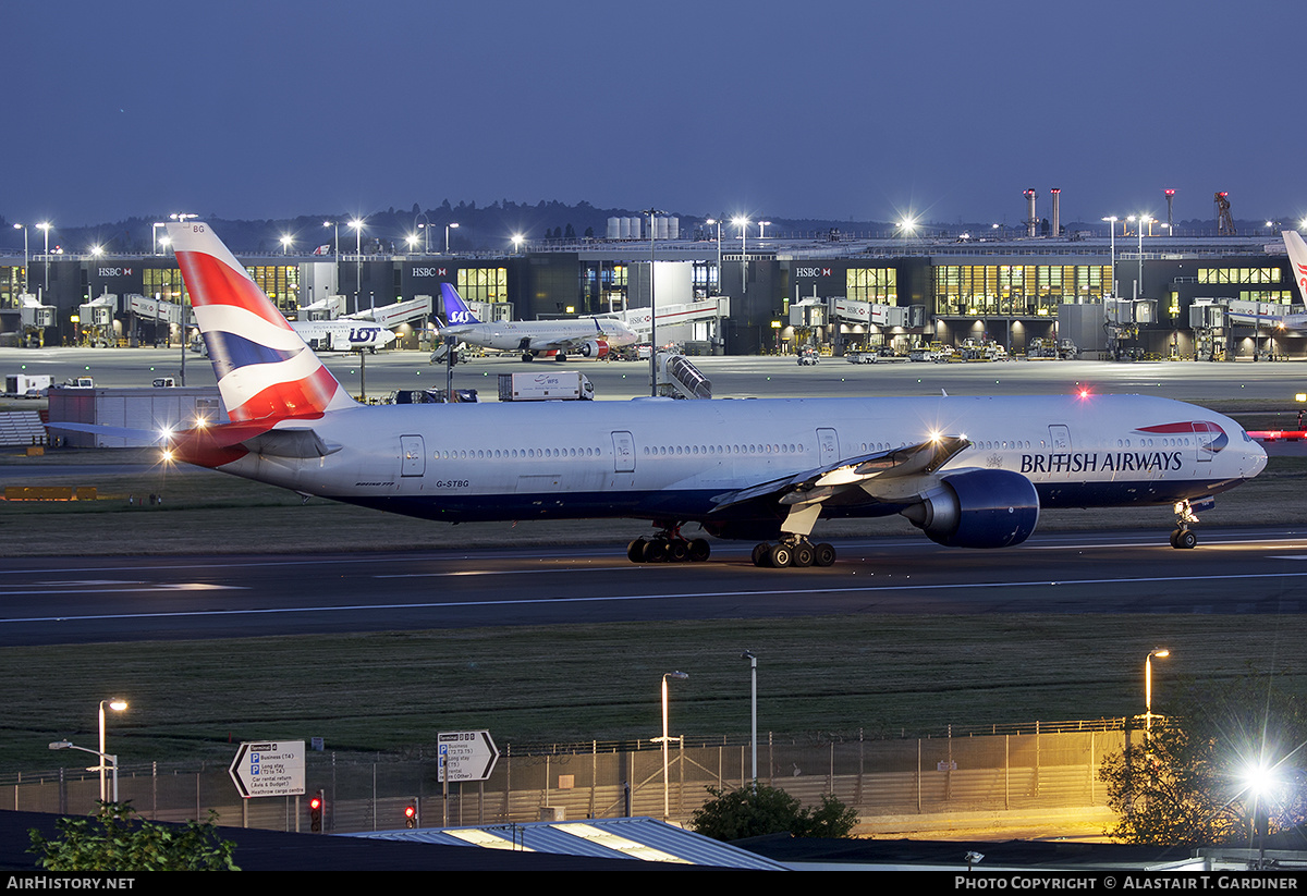 Aircraft Photo of G-STBG | Boeing 777-336/ER | British Airways | AirHistory.net #604225