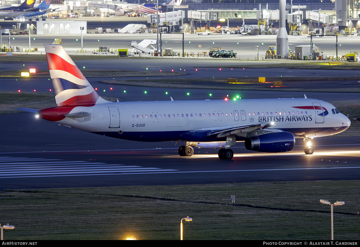 Aircraft Photo of G-EUUO | Airbus A320-232 | British Airways | AirHistory.net #604228