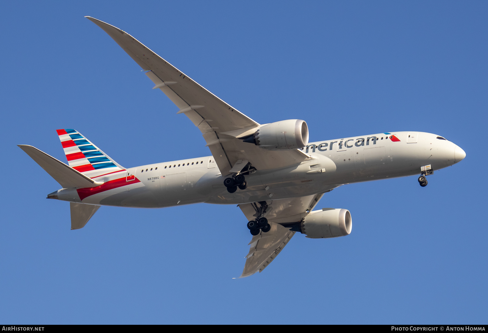 Aircraft Photo of N878BG | Boeing 787-8 Dreamliner | American Airlines | AirHistory.net #604233