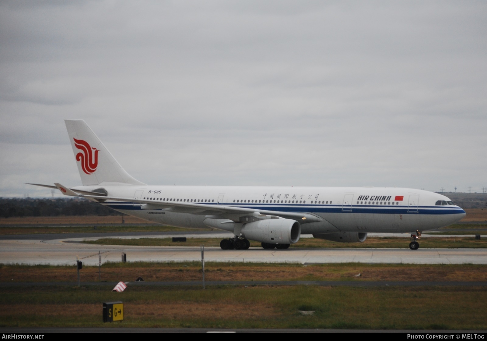 Aircraft Photo of B-6115 | Airbus A330-243 | Air China | AirHistory.net #604246