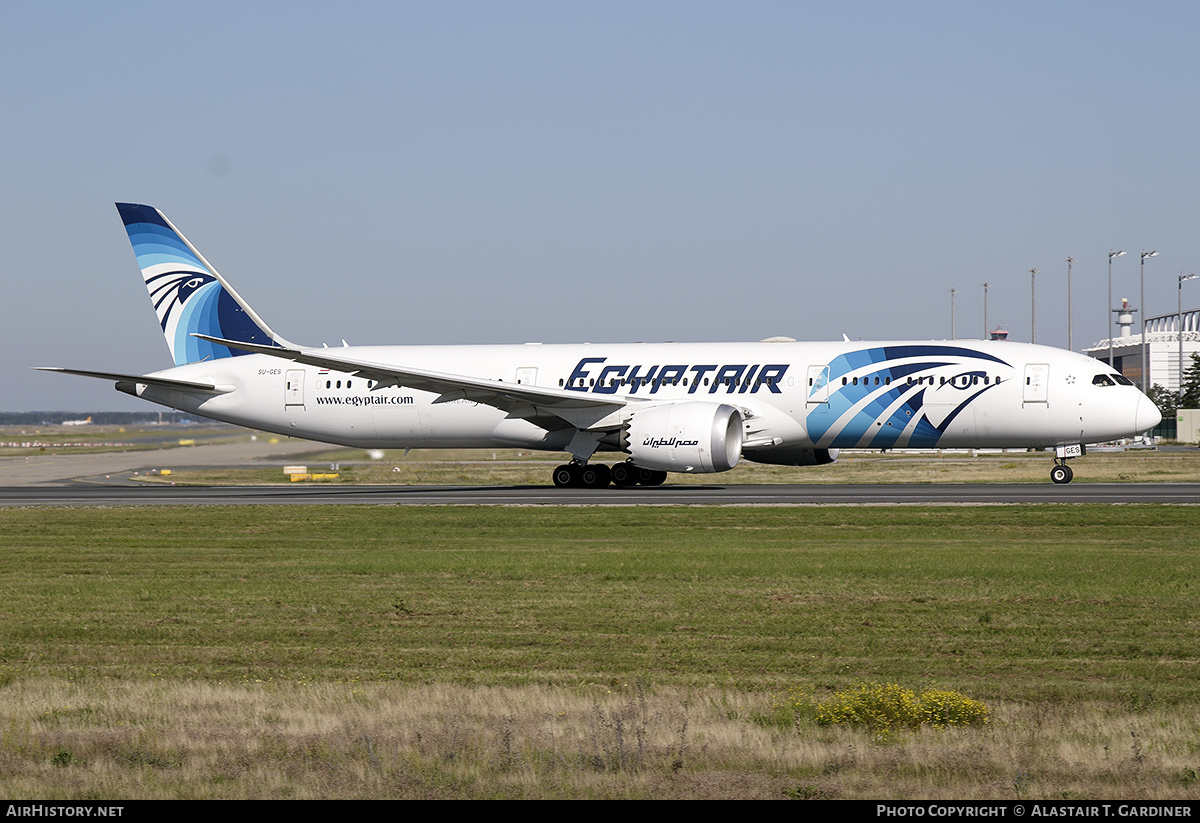 Aircraft Photo of SU-GES | Boeing 787-9 Dreamliner | EgyptAir | AirHistory.net #604257